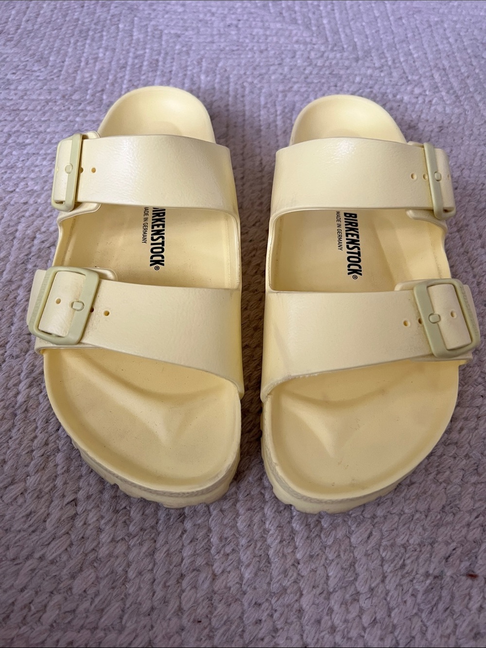 Birkenstock EVA Sandals yellow popcorn